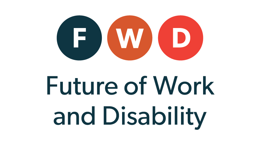 FWD: Future of Work and Disability logo